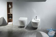 Унитаз подвесной безободковый Aquatek Европа AQ1900-00 (с сиденьем Soft Close (микролифт)