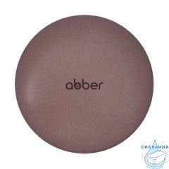 Накладка на слив для раковины ABBER AC0014MC коричневая матовая, керамика