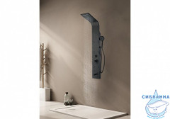 Душевая панель Aquanet Galaxy Black 200 2 режима 237440 (черный матовый)