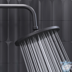 Верхний душ Damixa Jupiter 23 см 977050300 (черный матовый)