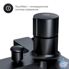 Смеситель для ванны Am.Pm X-Joy F85A10522 (черный матовый)
