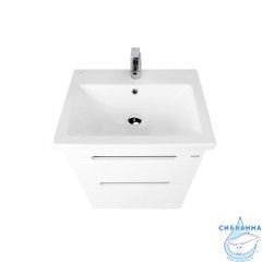 Тумба Viant Марсель 60Н с раковиной Como 60 белый