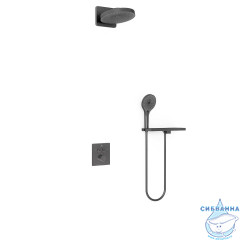 Душевая система Vincea Inspire 250 1 режим VSFW-3I21MT1RGM (вороненая сталь)