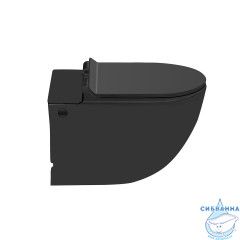 Унитаз подвесной импульсный Santiline Selin SL-5031MB с сиденьем Soft Close (микролифт)