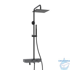 Душевая система Wasserkraft 250 1 режим A114.255.217.CB Thermo (черный матовый)