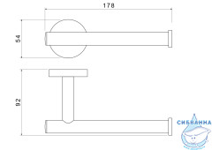 Держатель туалетной бумаги Aquatek Оберон AQ4208CR