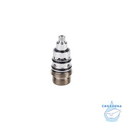 Дивертор для смесителя, латунь, h=54 мм, M24x1,5, вытяжной, сатин, IDDIS, 997B0254SM-S