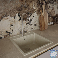 Смеситель для кухни Oliveeka OL-458022-BN (никель)