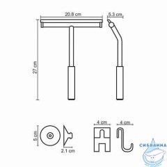 Скребок для душевой кабины K-211W