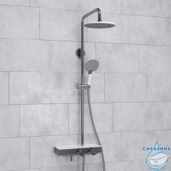 Душевая система Wasserkraft 230 1 режим A113.067.058.CH Thermo (хром/белый)