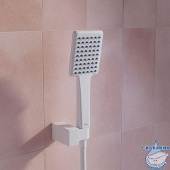 Лейка для душа, белая матовая, Slide, IDDIS, SLI1F0Wi18