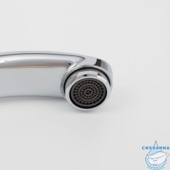 Излив для смесителя, кухня, нерж. сталь, 215х102 мм, поворотный, хром, IDDIS, 995V22C5SM