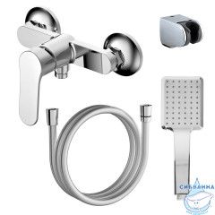 Смеситель для душа Azario Elvis AZ-WWK338155C (хром)