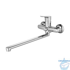 Смеситель для ванны с длинным изливом с керамическим дивертором Zodiac, IDDIS, ZODSBL2i10WA