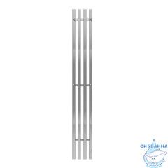 Полотенцесушитель электрический Terminus Quatro 21х160 квадратная (с возможностью скрытого подключения) (хром)