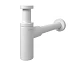 Сифон для умывальника WasserKRAFT A150  (белый матовый)