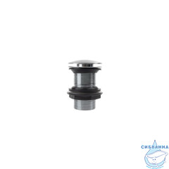 Выпуск для умывальника без перелива, матовый хром, Slide, IDDIS, SLIBC10i88