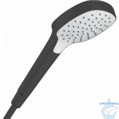 Ручной душ Hansgrohe  Croma Select E 1 режим 26814670 (черный/белый)