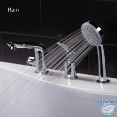 Смеситель для ванны на борт Iddis Torr TORSB30i07 с душевым гарнитуром (хром)