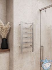 Полотенцесушитель электрический Terminus Ватикан П6 30х65 (подключение универсальное)(нержавеющая сталь)