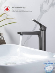 Смеситель для раковины Raglo R07.15.09 (графит)