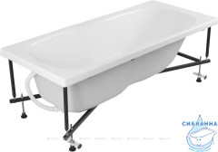 Акриловая ванна Aquanet Riviera 180x80 с каркасом