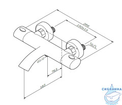 Смеситель для ванны AM.PM Sense F7550064 (хром)