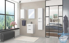 Шкаф-колонна Акватон Сильва R дуб полярный