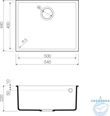Кухонная мойка Omoikiri Bosen 54-U-BE Tetogranit ваниль 4993162