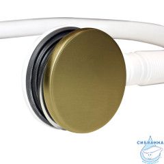 Слив-перелив для ванн Calypso CS0837BGA  (золото брашированное)