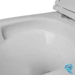 Унитаз подвесной безободковый Calypso CS93UQ-TKS с сиденьем Soft Close (микролифт)