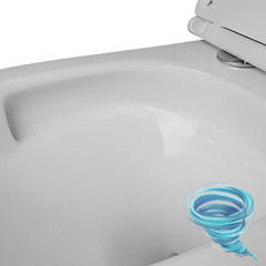 Унитаз подвесной безободковый Calypso CS93UQ-OK с сиденьем Soft Close (микролифт)