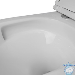 Унитаз подвесной безободковый Calypso CS93UQ-TKS с сиденьем Soft Close (микролифт)