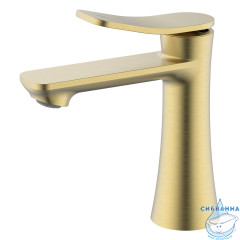 Смеситель для раковины Azario Escaro AZ-K1074MG (золото матовое)