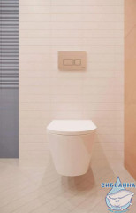 Унитаз подвесной безободковый TONI ARTI Forli  TA-1905 с сиденьем Soft Close (микролифт)