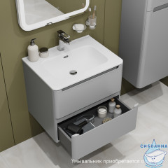 Тумба под раковину IDDIS Edifice 60 см светло-серый EDI60L0i95