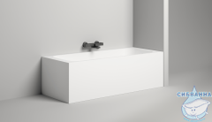 Ванна из искусственного камня Salini Orlando 160x70 (материал S-Sense, белый матовый)