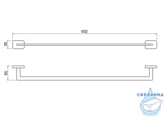 Полотенцедержатель Aquatek Либра AQ4314MB