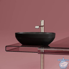  Раковина на столешницу 50 см Ceramicanova Element CN6056MB (черный матовый)