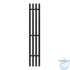 Полотенцесушитель электрический Terminus Quatro квадатный 21х120 (черный)