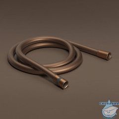 Шланг для душа, медь матовая, силиконовый, 1,5м, Дюна (Duna), IDDIS, OPH15CLi19