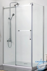 Душевое ограждение Azario Vancouver 120x80 AZ-NKF1131 L 800 профиль серебро, стекло прозрачное (без поддона)