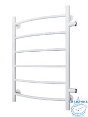 Полотенцесушитель водяной Санприз Классик П6 80х50 (боковое подключение 50) (белый матовый