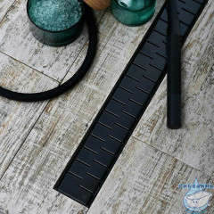 Дренажный трап для душа Veconi Medium V350MB с решеткой