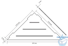 Полочка Bemeta Cytro 101302425