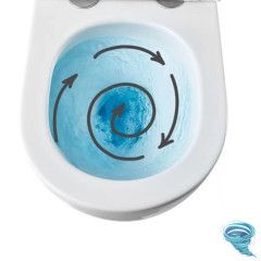 Унитаз подвесной безободковый Calypso CS46UQ-OKS с сиденьем Soft Close (микролифт)