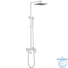 Душевая система Abber Daheim 250 1 режим AF8216WL (белый матовый)