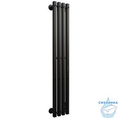Полотенцесушитель электрический Toni Arti Siena pulsante 4П 180x1200 черный матовый