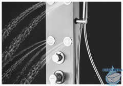 Душевая панель Aquanet Galaxy Matt 200 2 режима 237437 ( матовая нержавеющая сталь)
