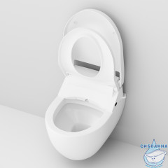 Унитаз подвесной AM.PM Awe с электронной крышкой-биде CleanCare C111739SC